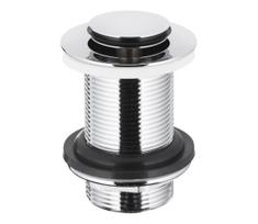 KFA Armatura 660-353-00-Kriauklės nuotekų sistema be perviršio CLICK-CLACK diametras 6,2 cm blizgus chromas