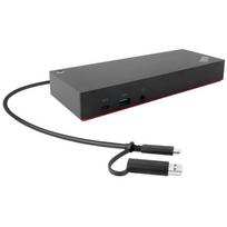 Lenovo 40AF0135EU kompiuterių dokas / jungčių replikatorius Vielinis Juoda