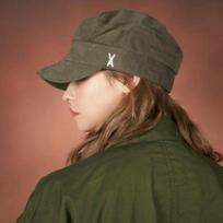 [VARZAR] Persikų matroos kepuraitė Unisex Newsboy kepuraitė chaki Free (56-59cm) chaki