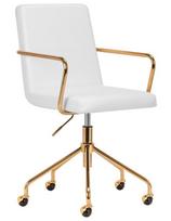 Kosmeda M kosmetinė kėdė su aukso rėmu pilka Hanny 51-60cm