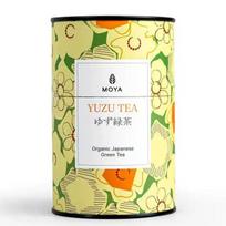 Žalioji arbata MOYA YUZU, 60g dėžutėje