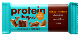 THE BEGINNINGS FlapJacks baltyminis šokolado ir migdolų skonio batonėlis, 60 g