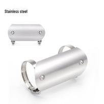 Universalus nuo nudegimo apsaugantis motociklo išmetimo sistemos dangtelis - SC sportinio automobilio dekoratyvinis apsauginis elementas A stainless steel