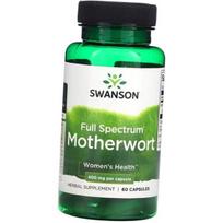 Motherwort, Full Spectrum Motherwort 400, Swanson 60 caps (71280123) 60caps