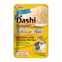 INABA Dashi Delights Delikatesinių dribsnių vištienos su sūriu receptas 40g