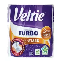 Popierinis rankšluostis VELTIE TURBO (3 sluoksnių), 1 vnt.