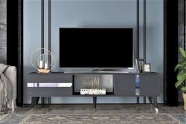 TV staliukas Kalune Design Vania, pilkas/sidabrinis