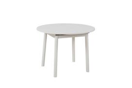 Ištraukiamas valgomojo stalas Kalune Design Oliver, baltas