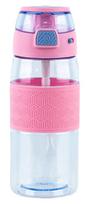 Gertuvė KITE, 600ml, su užrakinamu dangteliu, rožinės sp. tritano plastikas