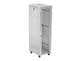 Lanberg | Rack cabinet 19" free-standing 42U/600x800 (flat pack) with glass door, LCD | FF01-6842-12SL | Grey|FF01-6842-12SL
