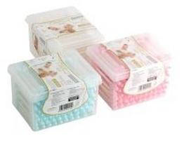 Higieniniai vatos pagaliukai COTTON SOUND, vaikiški, spalvoti, 90 vnt