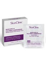 SkinClinic šviesinanti ir drėkinanti nulupama polimerinė veido kaukė BRIGHTNESS FACE MASK POLYMER, 10 vnt.