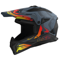 Šalmas LS2 MX708 FAST II WASH MATT DARK GREY-06