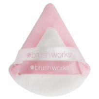 BRUSHWORKS Triangular Powder Puff Duo