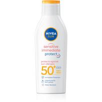 NIVEA SUN Sensitive Immediate losjonas nuo saulės jautriai odai SPF 50+ 200 ml