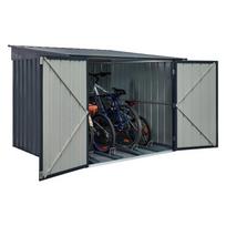 DVIRAČIŲ SAUGYKLA "LOTUS XL" 6X6 (211X200 CM) : Grindys - Be grindų, Komplektacija - Su spyna, Sustiprintas rėmas - Yra