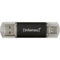 Atminties kortelė USB raktas - INTENSO - Twist Line - 256 Go - USB 3.2 - 70 Mo/s - USB-C ir USB-A