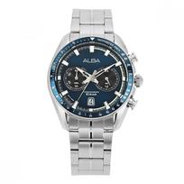 Seiko Alba A4b017x1 Chronografas Tachimetras Vyriškas Metalinis Laikrodis A4B017X1