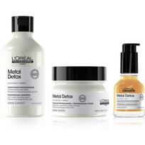L’Oréal Professionnel Serie Expert Metal Detox ekonomiška pakuotė pažeistiems plaukams