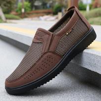 Patogūs vyriški laisvalaikio batai, kvėpuojantys, tinklelio, vasariniai vyriški batai, nauji, neslystantys, lengvi, 39–47 dydžio vyriški batai. 39 chaki