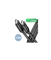 AXAGON | Data and charging USB 480Mbps cable, 1.5 m | BUCM2-CM15AB | USB-C to USB-C