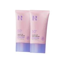 HOLIKA HOLIKA Makeup Sun Cream SPF50 PA+++ 35ml, 2pcs – Korean Sunscreen with High Protection, Lightweight, Non-Greasy Formula for Makeup Base 35ml, 2pcs