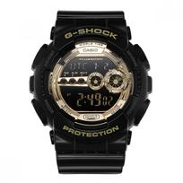 G Shock Gd 100Gb 1dr Gd 100Gb 1 didelis ciferblatas skaitmeninis sportinis kareivis vyriškas poliuretano laikrodis GD-100GB-1DR