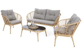 Lauko baldų komplektas Toskania, Beige / Light Grey