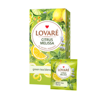 Lovare Citrus Melissa – Žolelių Arbata su Citrusinėmis Natomis (24 pak.)