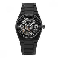 Official HeadquarterS Genuine  Geiger Ge1228bb Skeleton Dial Men S Metal Watch GE1228BB