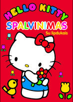 Hello Kitty Spalvinimas su lipdukais - Nėra Autoriaus