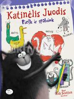 Katinėlis Juodis. Piešk ir spalvink - E. C. Hughes, Rob Scotton