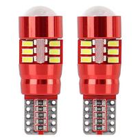 LED diodų lempos - LED CANBUS 27SMD 3014 T10e (W5W) White 12V/24V