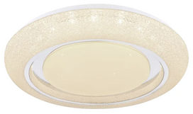 Išmanusis lubinis LED šviestuvas GLOBO RADA 28W CCT 3000-6000K 3500lm ø48x7cm su pultu/APP