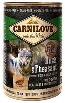Carnilove Wild Meat Duck & Pheasant konservai šunims su antiena ir fazaniena, 24 x 400g
