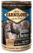 Carnilove Wild Meat Salmon & Turkey konservai šunims su lašiša ir kalakutiena, 24 x 400g