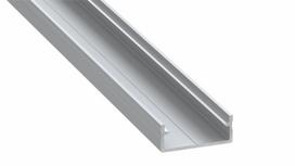 Profilis aliuminis anoduotas LED juostoms platus, DUAL, 3m, LUMINES