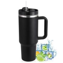 Termosas su šiaudeliais ir rankena 1180 ML