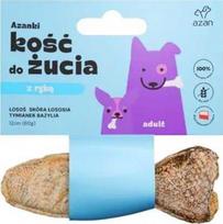 Brit Basil AZANKI lašišos kaulas lašišos odoje su čiobreliais ir baziliku žuvies formos - skanėstas šunims - 12 cm