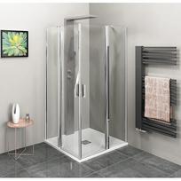 Dušo kabina Zoom Line 900x900 mm, varstomomis durimis chromo spalvos