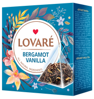 LOVARE Bergamot vanilla vanilė su bergamote 2g x 15 piramidžių