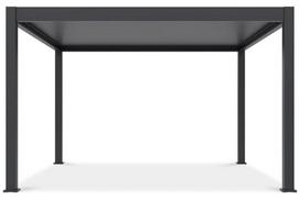 Pavėsinė Pergola DELUXE PRO AUTOMATIC 400x400x256 cm su LED, Anthracite