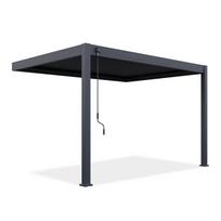 Pavėsinė Pergola ELEGANCE WALL 300x400x256 cm, Anthracite, montuojama prie sienos
