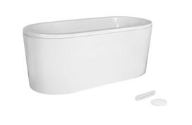 Vonia Besco Victoria, 185 x 83 cm, su sifonu su persipylimu slim baltu