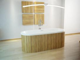 Vonia Besco Victoria, 185 x 83 cm, be apdailos, su sifonu su persipylimu slim chrome
