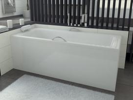 Vonia Besco Talia Premium, 160 x 75 cm, su rankenėlėmis, pagalvėle ir apdaila