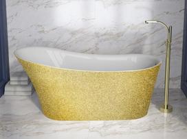 Vonia Besco Calima Glam Gold, 170 x 74 cm, su baltais dangteliais
