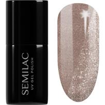 Semilac UV Hybrid New YEAAH gelinis nagų lakas, stingstantis UV / LED lempos šviesoje atspalvis 408 Less Sugar 7 ml