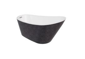 Vonia Besco Melody Glam Graphite, 170 x 80 cm, su chrome sifonu