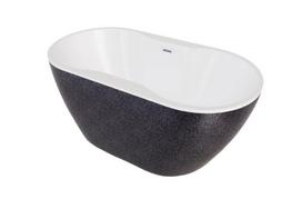Vonia Besco Navia Glam Graphite, 160 x 80 cm, su baltais dangteliais